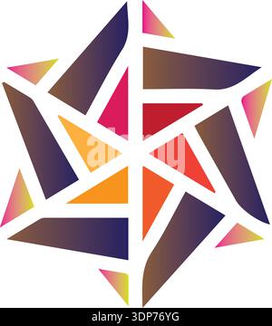 Star logo f1 brand symbol design graphic minimalistlogo Stock Vector