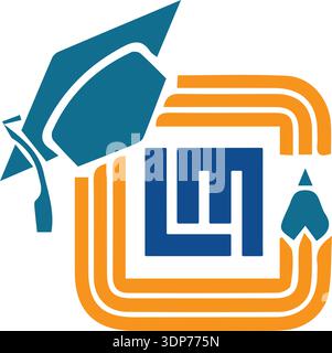Education pen logo design vector Stock Vector