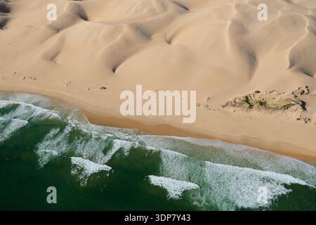 Woody Cape coastline between south of Port Alfred, Eastern Cape Province, South Africa. Stock Photo