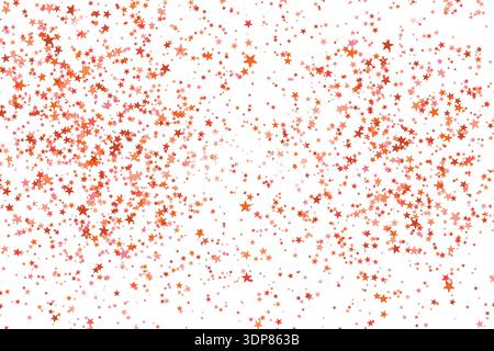 Bright Color stars confetti background. Splash effect banner. Vector abstract illustration with blurred drops of rain for wallpaper, wrapping paper Stock Vector