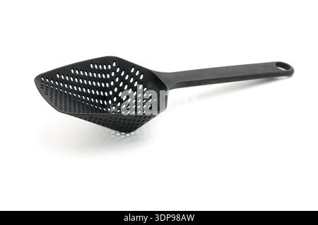 Scoop colander on isolated white background Stock Photo
