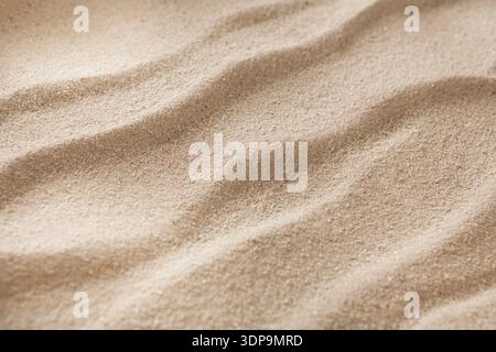 Beach sand background. Natural seashore texture surface Stock Photo