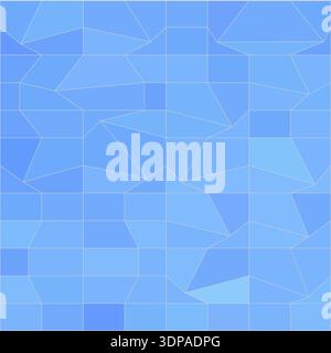 Low polygon style illustration of a blue abstract geometric background ...
