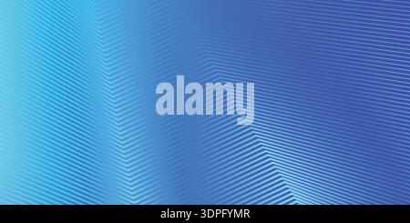 Abstract creative geometric blue lines background. stock illustration Stock Vector