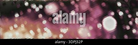 Abstract forest light blur background with purple tones, glowing bokeh and motion effect, atmospheric nature texture suitable for overlays, wallpapers Stock Photo