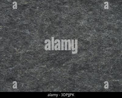 Dark grey felt. Surface of felted fabric texture abstract background in gray color. High resolution photo. Pattern for text, lettering, patchwork or Stock Photo
