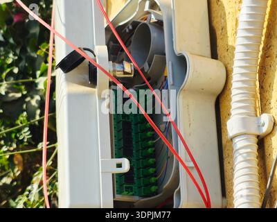 Ont Rack Terminal ONT - optical network terminal Stock Photo - Alamy