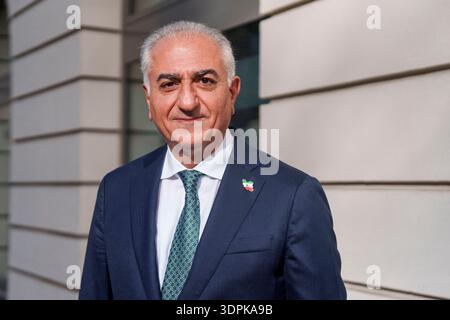 Munich, Germany. 13th Feb, 2026. Exiled Crown Prince of Iran, Reza Pahlavi attendsat the 62nd Munich Security Conference, in Munich, Germany on February 13, 2026. Photo by Javad M.Parsa/Parspix/ABACAPRESS.COM Credit: Abaca Press/Alamy Live News Stock Photo