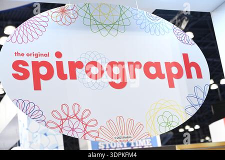 Spirograph signage on Day 1 of the North American International Toy ...