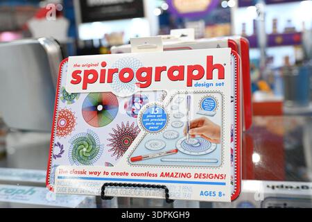 Spirograph toy on display on Day 1 of the North American International ...