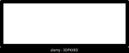 Line forms a rectangular frame shape with a thick outline and geometric structure. Stock Vector
