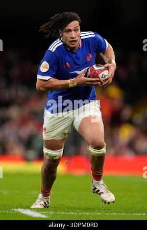 Mickael Guillard during the rugby union Six Nations Championship match ...