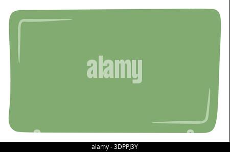 Fluid Hand Drawn Rectangle Quote Frame Stock Vector