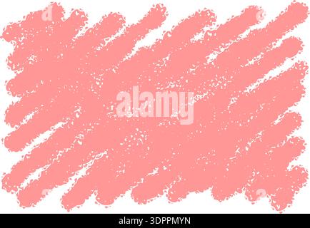 Pink Crayon Scribble Rectangle Text Box Stock Vector