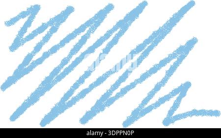 Blue Chalk Sketch Quote Box Scribble Stock Vector