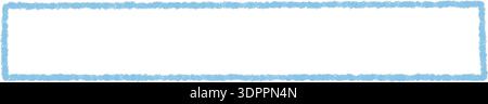 Chalk Outline Rectangle Textbox Template Stock Vector