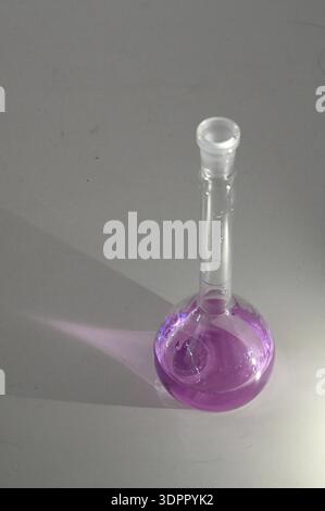 Measuring flask Stock Photo