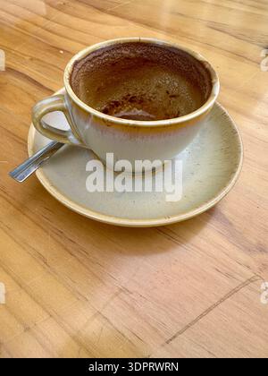 Empty Coffee Cup Stock Photo