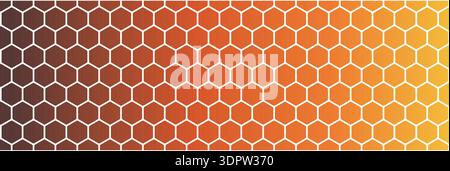 Pattern hexagon modern with fiber honeycomb vector for 3d abstract art. Background bee black with blue cell comb for dark digital effect. Fishnet Stock Vector