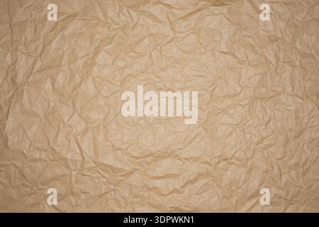 Creased Crumpled Paper Texture Background Stock Photo