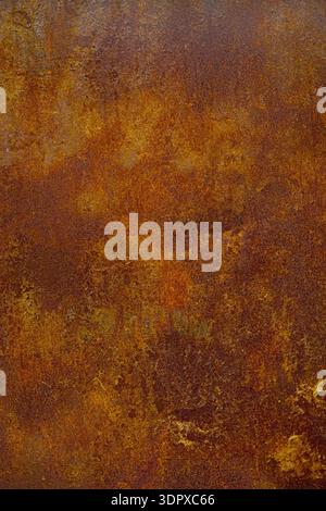 corroded metal rust structure on old iron, grunge industrial background Stock Photo
