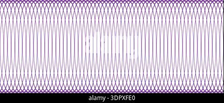 Purple Geometric Seamless Line Pattern Background Stock Vector