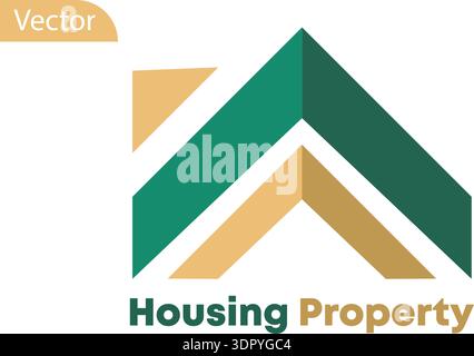 House Property Logo Stock Vector