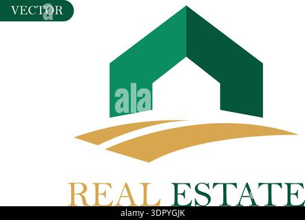 Real Estate Logo Stock Vector
