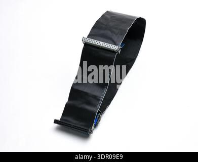 IDE cable for computer on an isolated white background Stock Photo