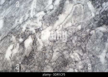 Close-up of gray marble with white details Stock Photo