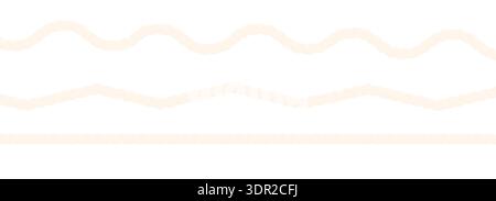 Rope brush simple decorative rope for frames and borders. Marine rope texture. Thick cord or wire element set. Vector illustration Stock Vector