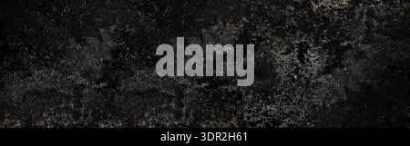 A dark gritty and weathered cement background with realistic dirt scratches and distressed textures. Perfect for industrial designs urban overlays and Stock Photo