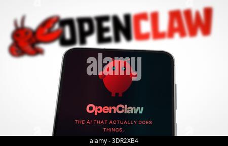 OpenClaw autonomous AI agent Stock Photo