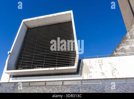 Low angle view of the Kingsway Tunnel air vent Stock Photo