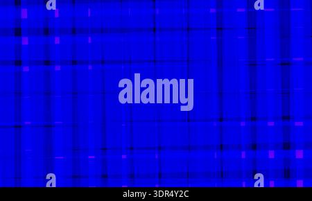 Blue grid pattern abstract background vibrant neon intersections pixelated matrix lines. Glowing subtle magenta highlights high contrast deep cobalt Stock Vector