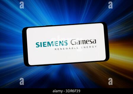 Rf Screens Example In this photo illustration, the Siemens Energy logo is seen displayed ...