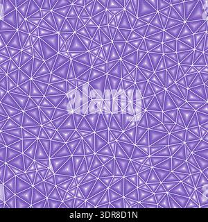 Triangle shapes background. Multiple repeated inner triangles. Compact triangles size. One tone colored style. Seamless pattern. Stock Vector