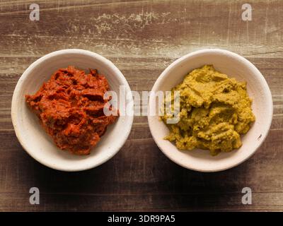 Indian curry paste Stock Photo