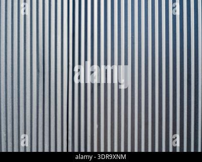 Corrugated sheet metal texture background Stock Photo