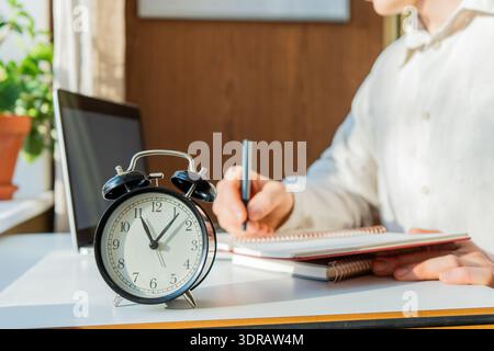 Time Management and Project Deadline Concept. Stock Photo