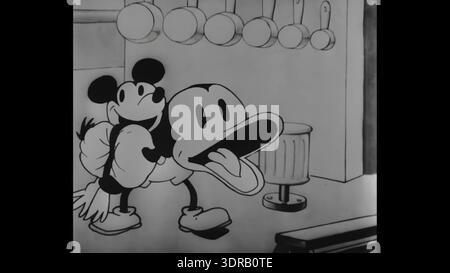 'Steamboat Willie' (1928) is a pioneering animated film by Walt Disney ...