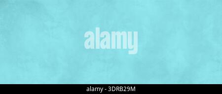Empty aqua blue concrete wall background Stock Photo