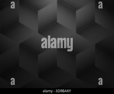 Abstract geometric pattern. Seamless vector background. Black halftone. Graphic modern pattern. Simple lattice graphic design Stock Vector