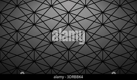 The geometric pattern with lines. Seamless vector background. Black texture. Graphic modern pattern. Simple lattice graphic design Stock Vector