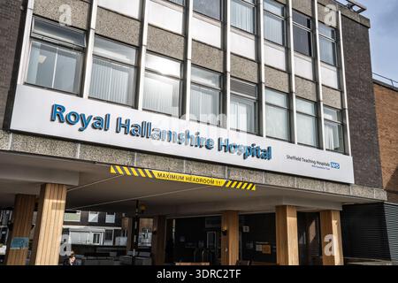 The Royal Hallamshire Hospital, Sheffield. General and Teaching hospital. Stock Photo