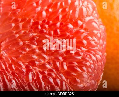 Juicy grapefruit close up. Selective focus Stock Photo