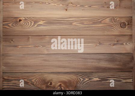 Wooden larch table background Stock Photo
