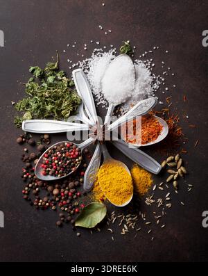 Various spices Stock Photo