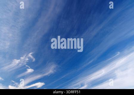 A breathtaking majestic sky with dramatic clouds Stock Photo