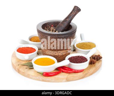 Various spices selection Stock Photo